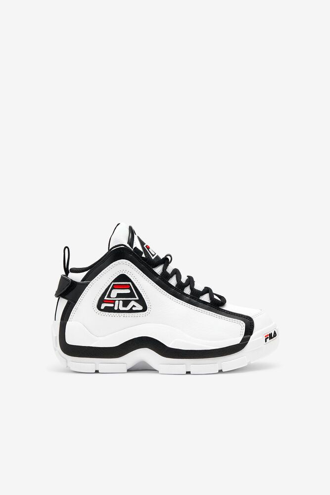 Fila Grant Hill 2 White Sneakers Kids - NZ 13760-QIMY